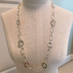 Ralph Lauren Silver Loop Necklace